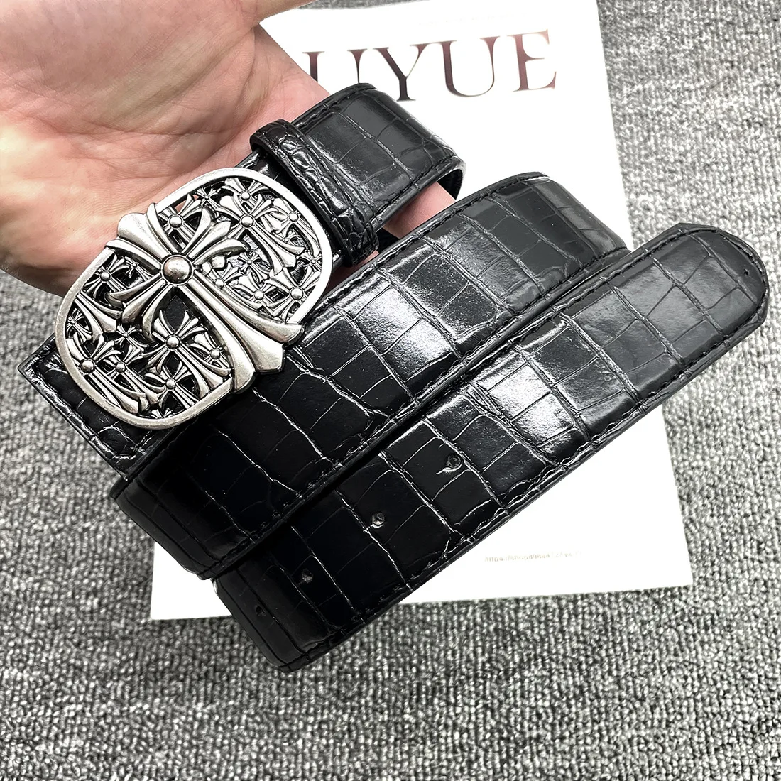 القوطية Y2K النساء الرجال أحزمة العلامة التجارية الفاخرة القوطي السيدات الهيب هوب الشرير برشام الهيكل العظمي طباعة حزام خصر الجينز زنار