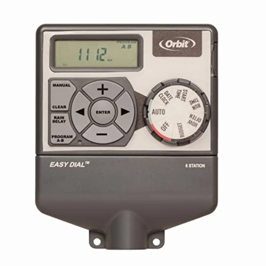 

Контроллер системы полива Easy Dial, для помещений, серый, 28966