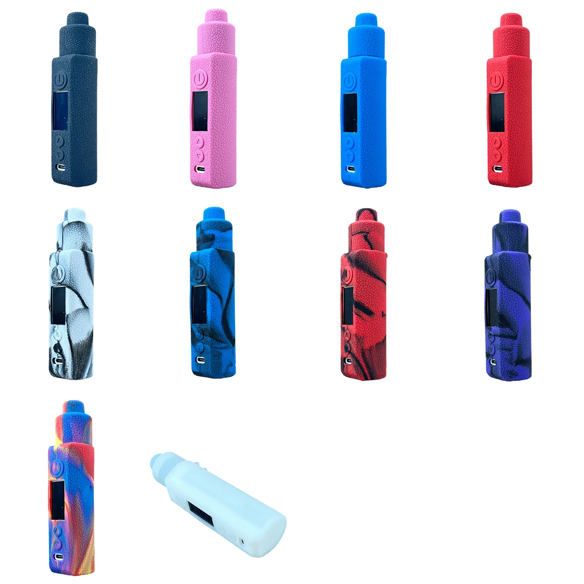 [Case Only]Protective Silicone Texture Case for Voopoo Drag X2 Kit Skin Sleeve Cover Wrap gel