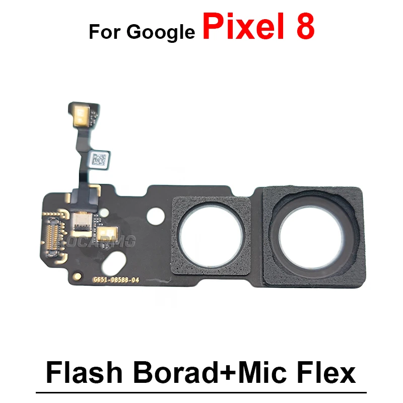 Top Noise Reduction Microphone Connection Mic Flash Small Board Replacement Part For Google Pixel 8 7 8Pro