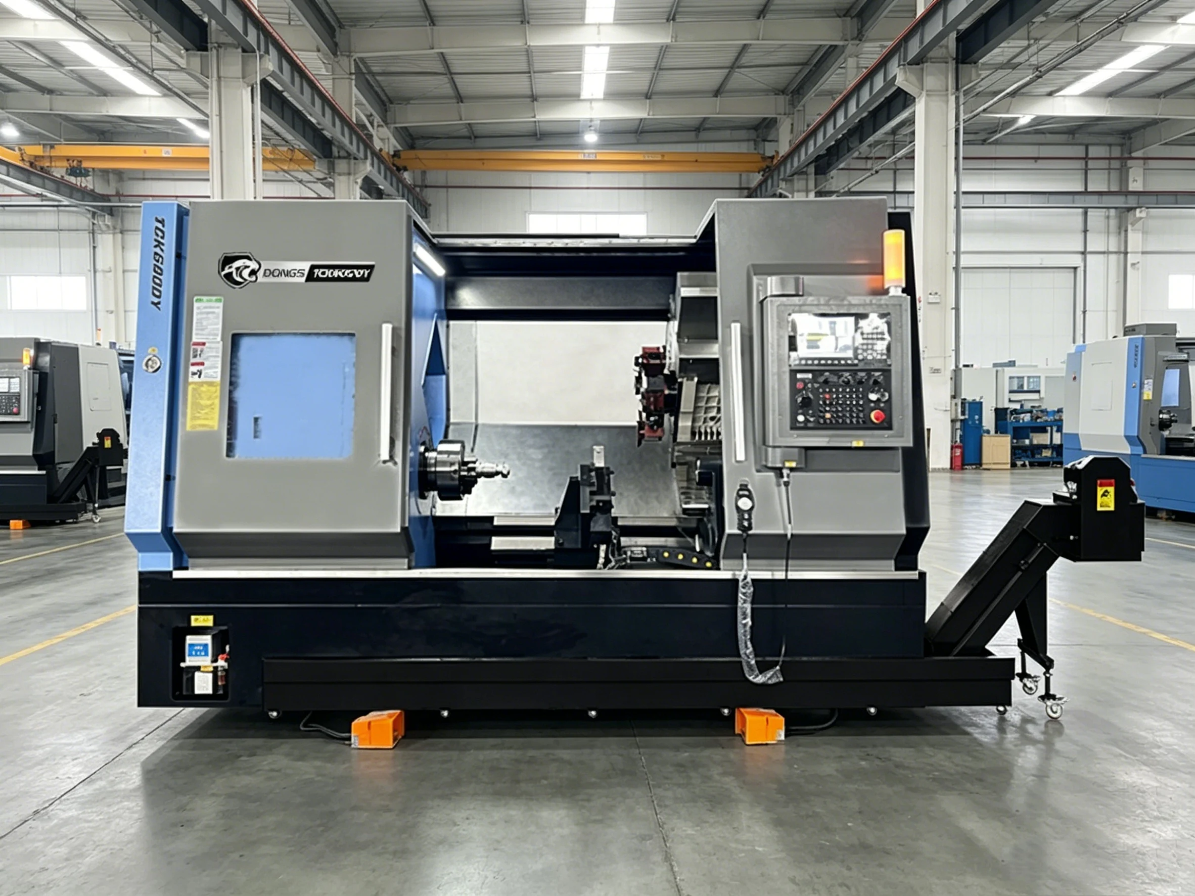 DONGS Single Spindle Slant Bed Cnc Turning Milling Center, Precision CNC Machine TCK600DY Cnc Turning and Milling Machine
