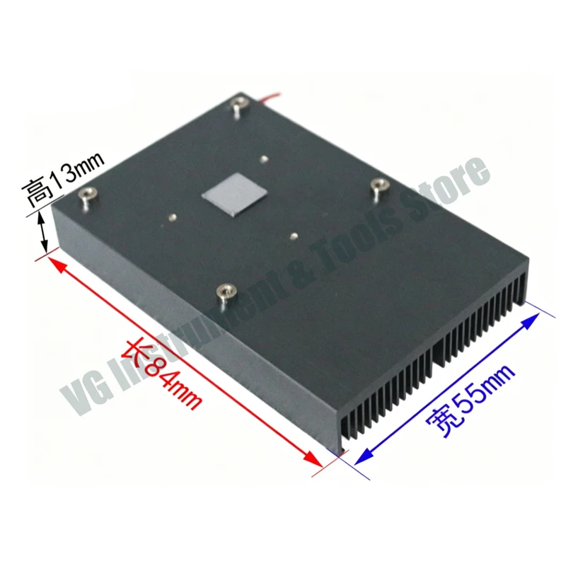Full GPU Heatsink with Fan for ZOTAC GT710 Battle & GT730 Thunder, 43mm Mount Hole Spacing