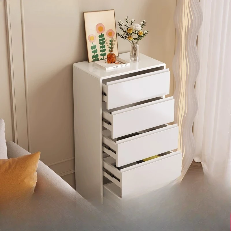 

chest of drawers household cream wind storage locker milk white drawer cabinet porch living room sofa side cabinet locker
