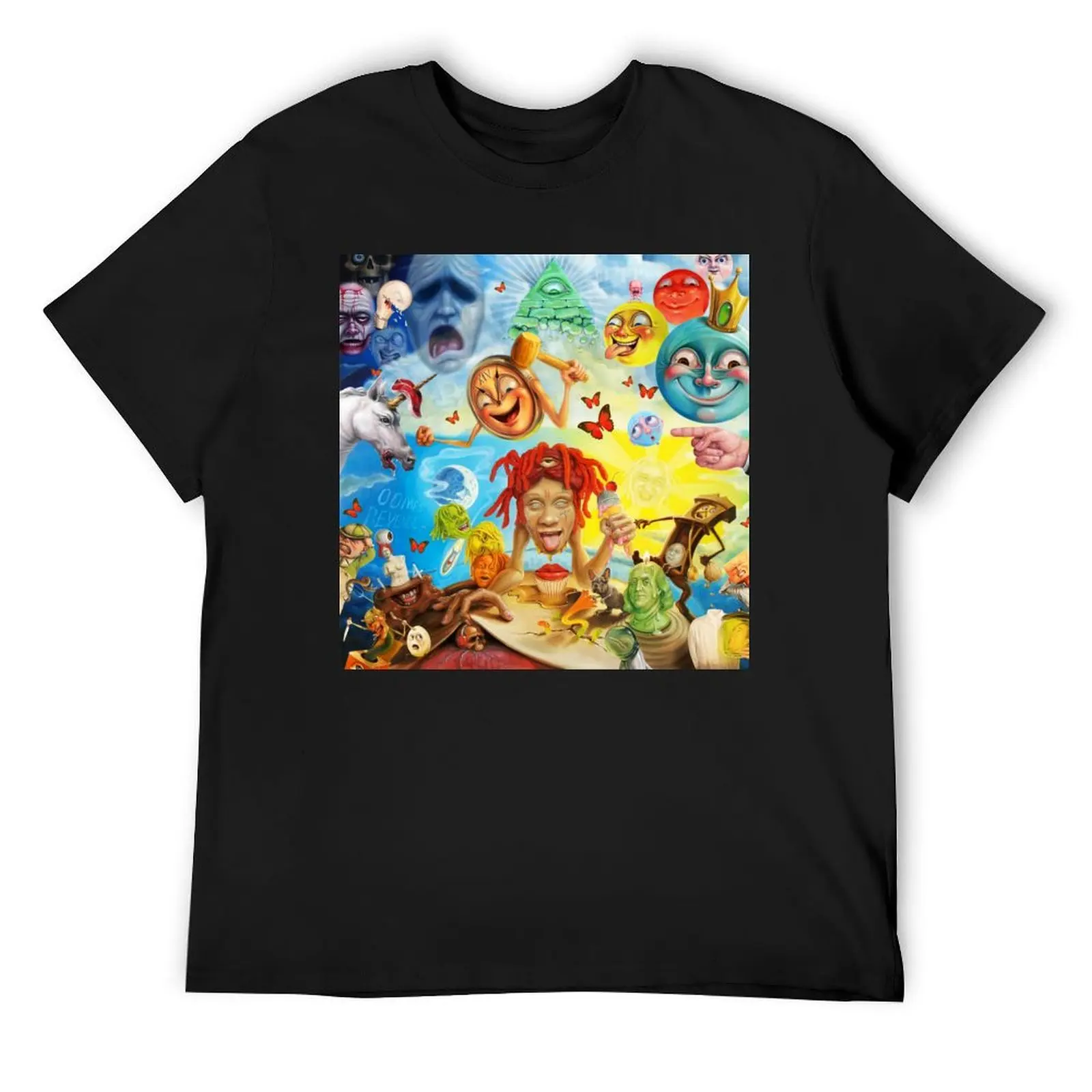 

trippie a trip 2021 red ulangterus T-Shirt custom shirt funny shirt cotton hippie clothes t shirts for men