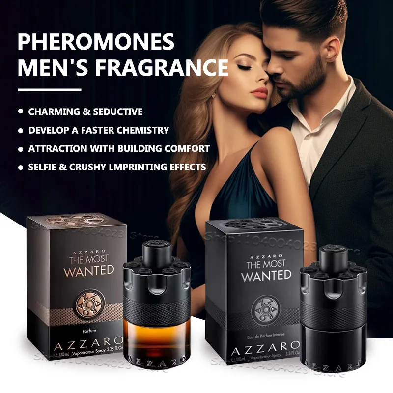 Azzaro The Most Wanted Parfum intenso de colonia para hombres, fragancia duradera para cita nocturna, uso duradero, Perfume de marca francesa, 100ML