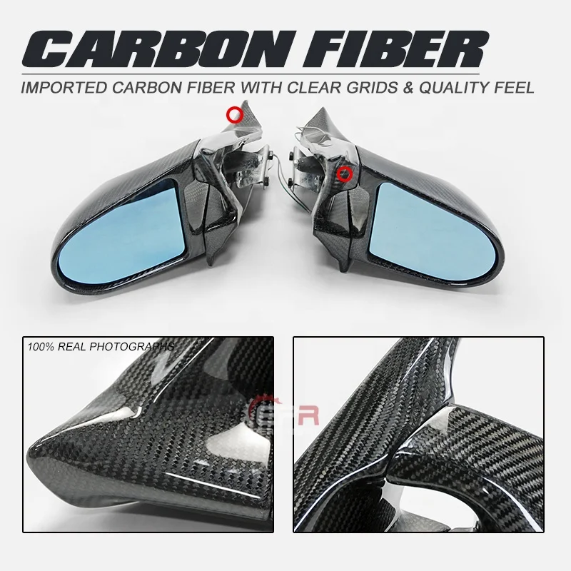 ステージア C34 M34 エアロ カーボンファイバー ドアミラーカバー 新品