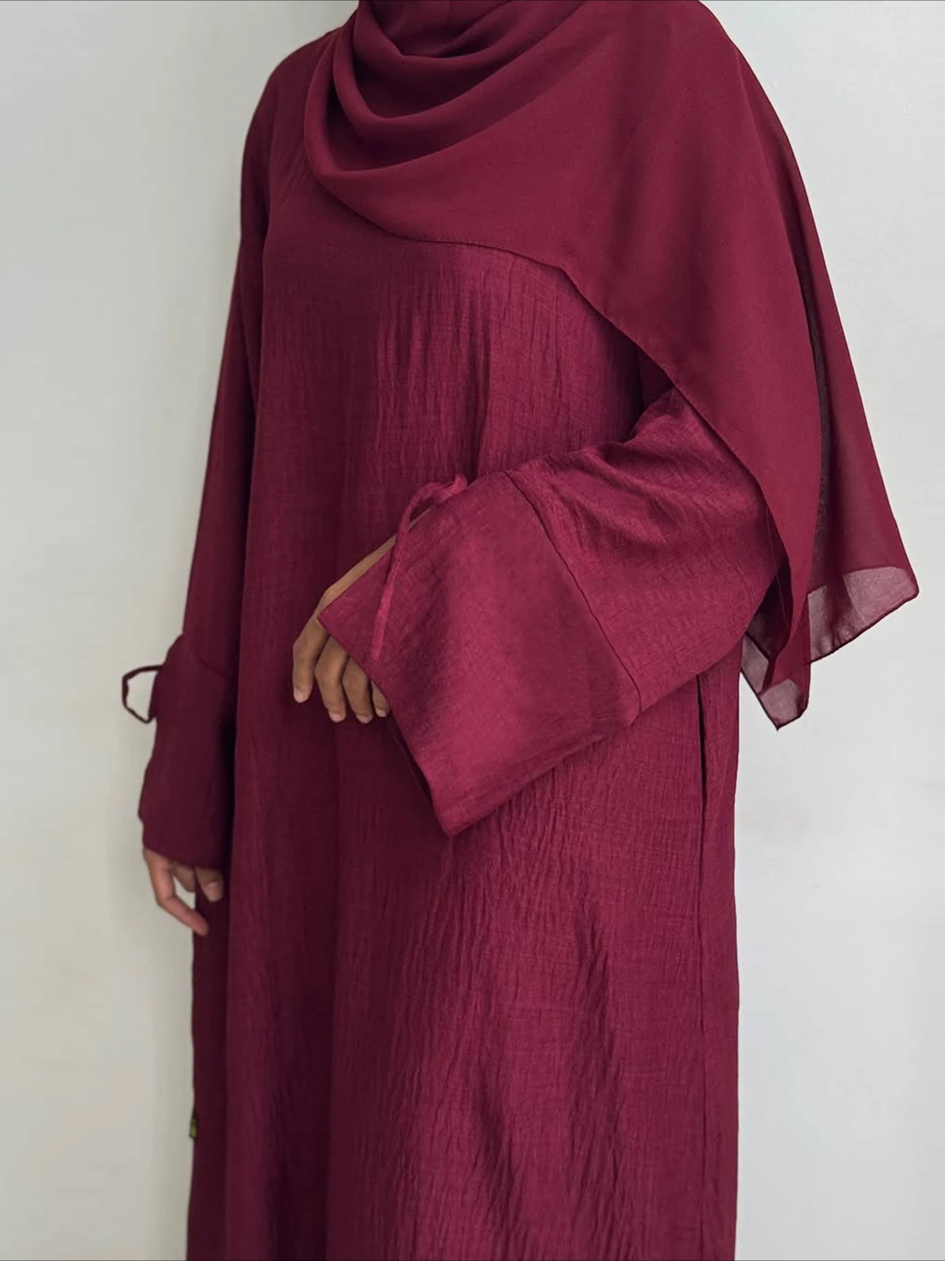 

Скромное женское платье Абая с бантом Джалабия Ид Vestidos Largos 2026 Рамадан Марокко Мусульманский ислам Арабский длинный халат Дубай Абая Кафтан