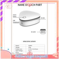 Upgraded Portable Ozone Generator Sterilizer Air Purifier Ozone Electric Refrigerator Deodorizer For Pet Toilet Closet