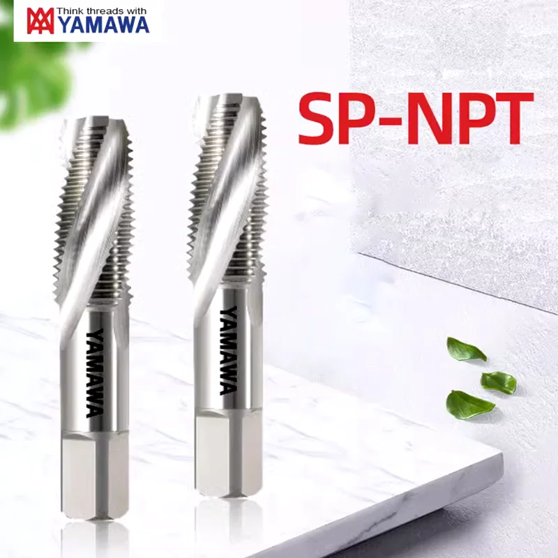 Japan YAMAWA Pipe Thread Spiral Fluted Tap PS RP PF G PT RC NPS NPT 1/16 1/8 1/4 3/8 1/2 3/4 Machine Screw Thread Taps