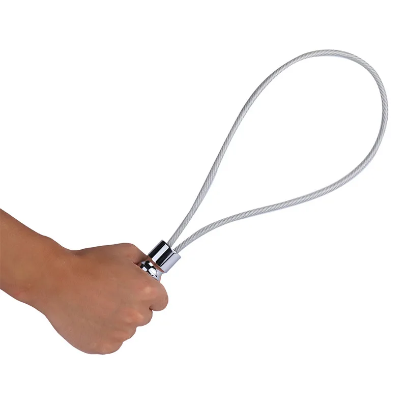 38cm Steel Wire Whip Metal Handle Horse Whips Equestrian Training Tools Submissive Riding Horse Whip Horse Racing Whipping Props