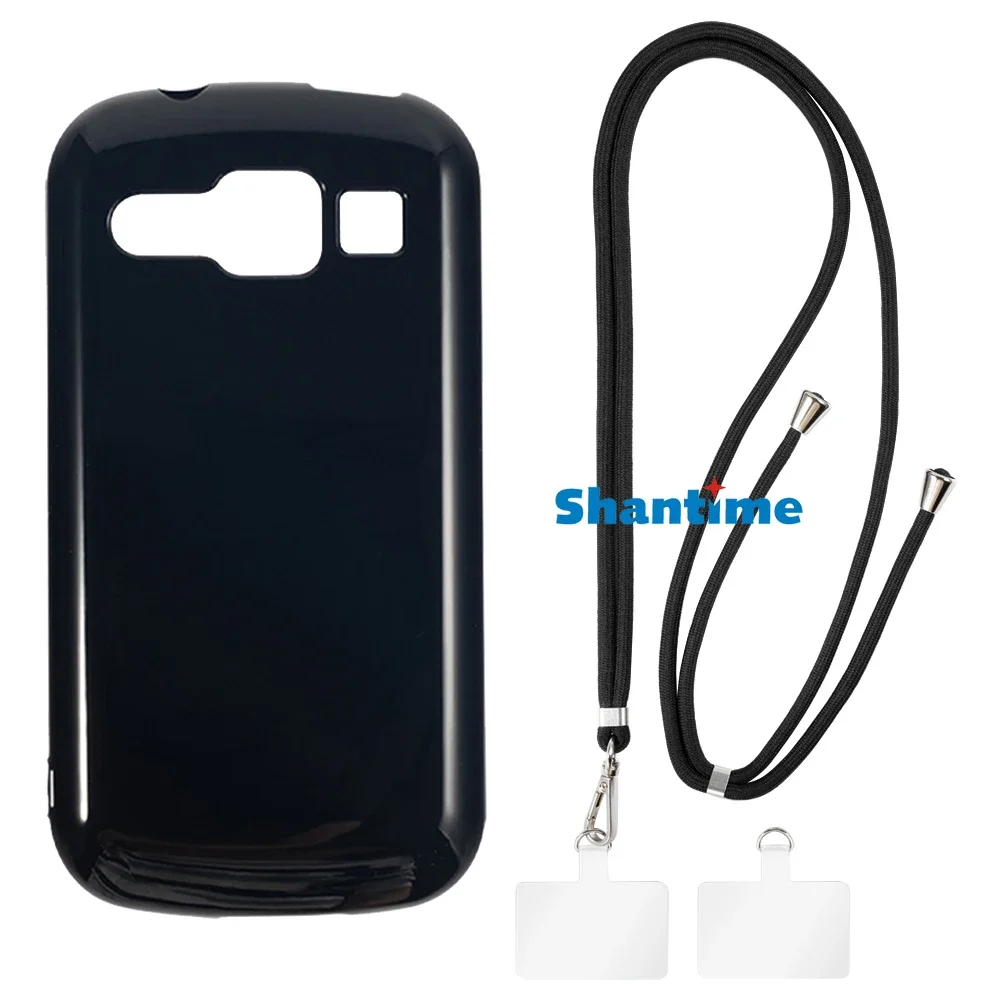 Suitable for Doro 1370 Case + Ajustable Neck/Crossbody Lanyards and Spacers, Silicone TPU Cover