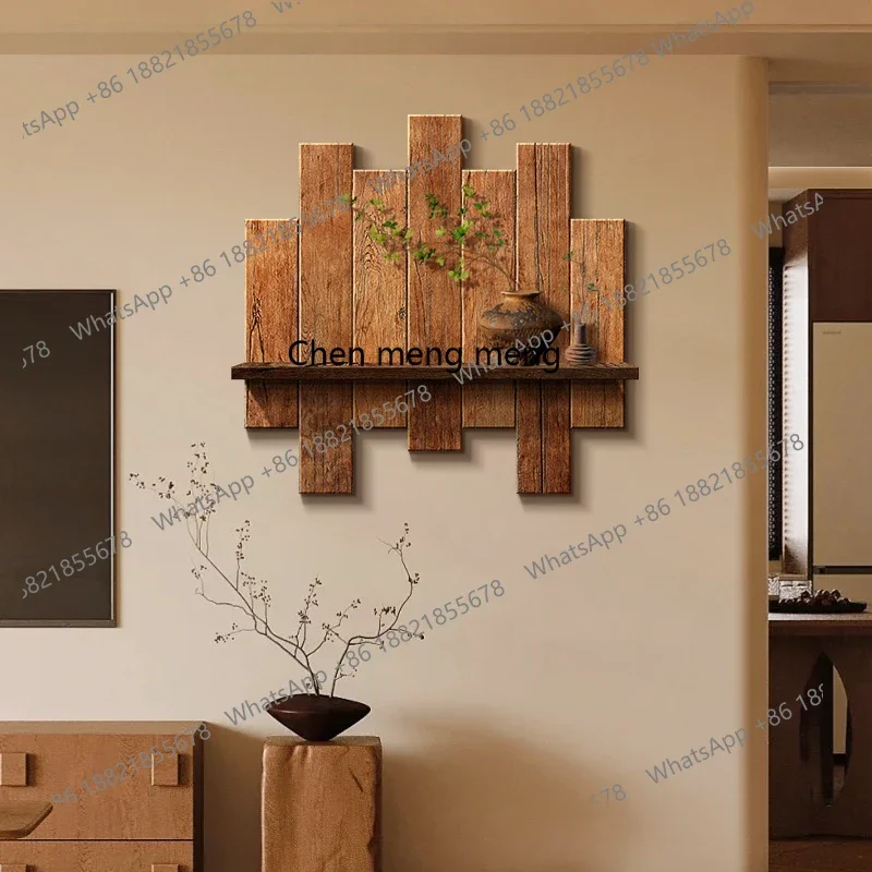 A74Three-dimensional sandstone shelf decorative painting, minimalist living room hanging painting, entrance restaurant mural