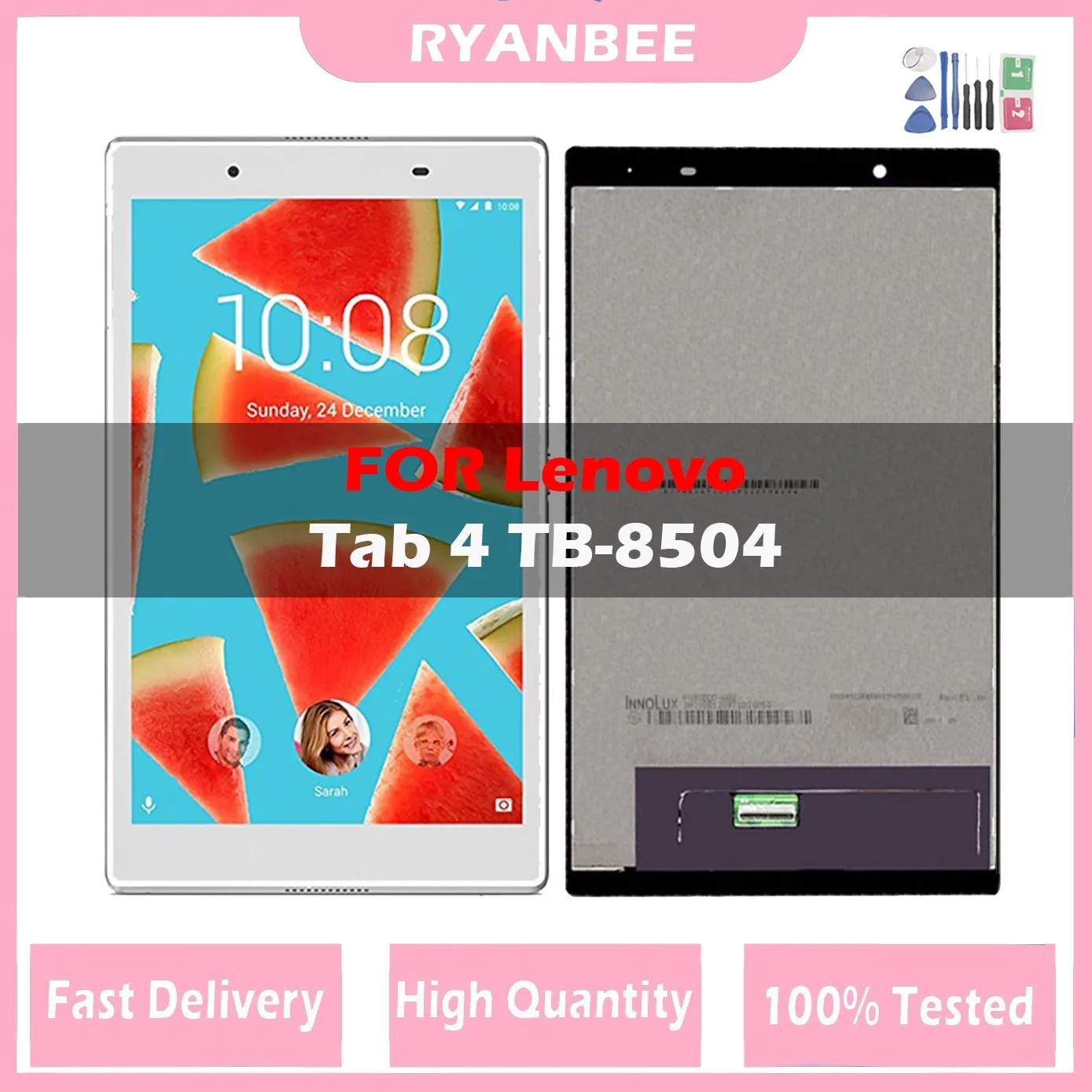 

Original 8.0" LCD Display For Lenovo Tab 4 LCD TB-8504 TB-8504F TB-8504N TB-8504X TB-8504P Touch Screen Glass Sensor Assembly