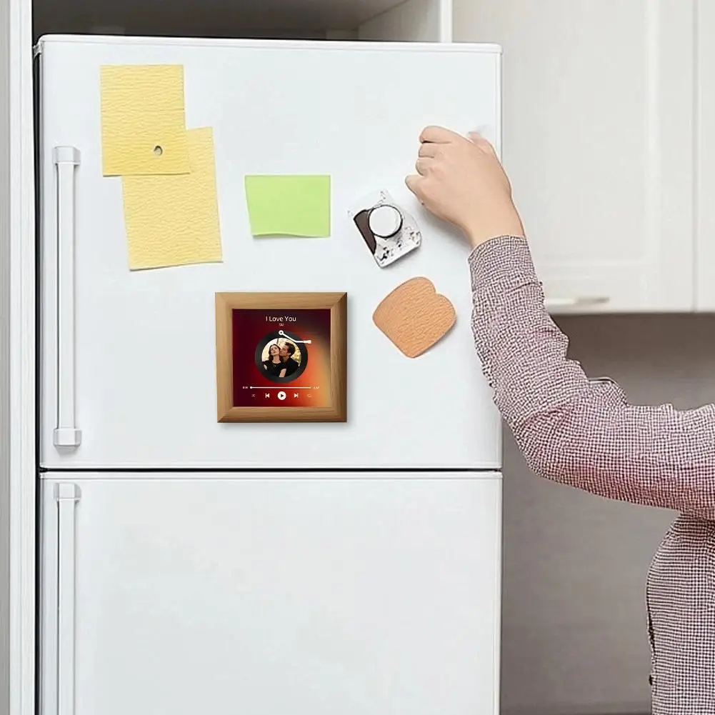 

Музыкальная наклейка на холодильник, которую можно играть на песен и регулировать объем, альбом, магнит на холодильник, музыкальное движение, подарки на день Святого Валентина