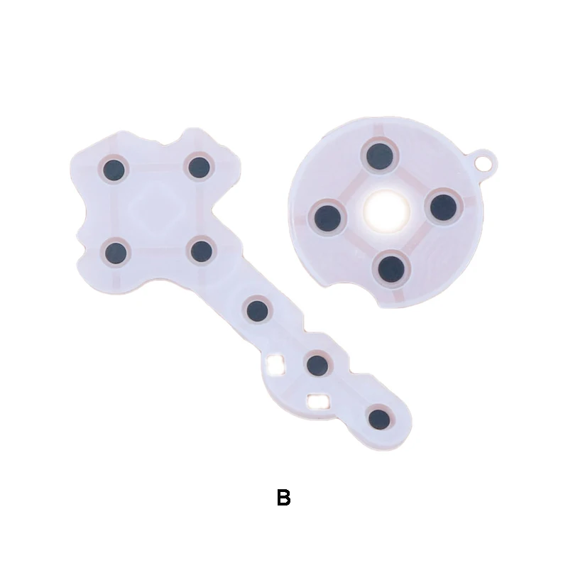 Yuxi แผ่นยางสำหรับ Xbox360, 1ชุดสำหรับเปลี่ยนตัวควบคุมปุ่มเปลี่ยนปุ่มนำไฟฟ้า