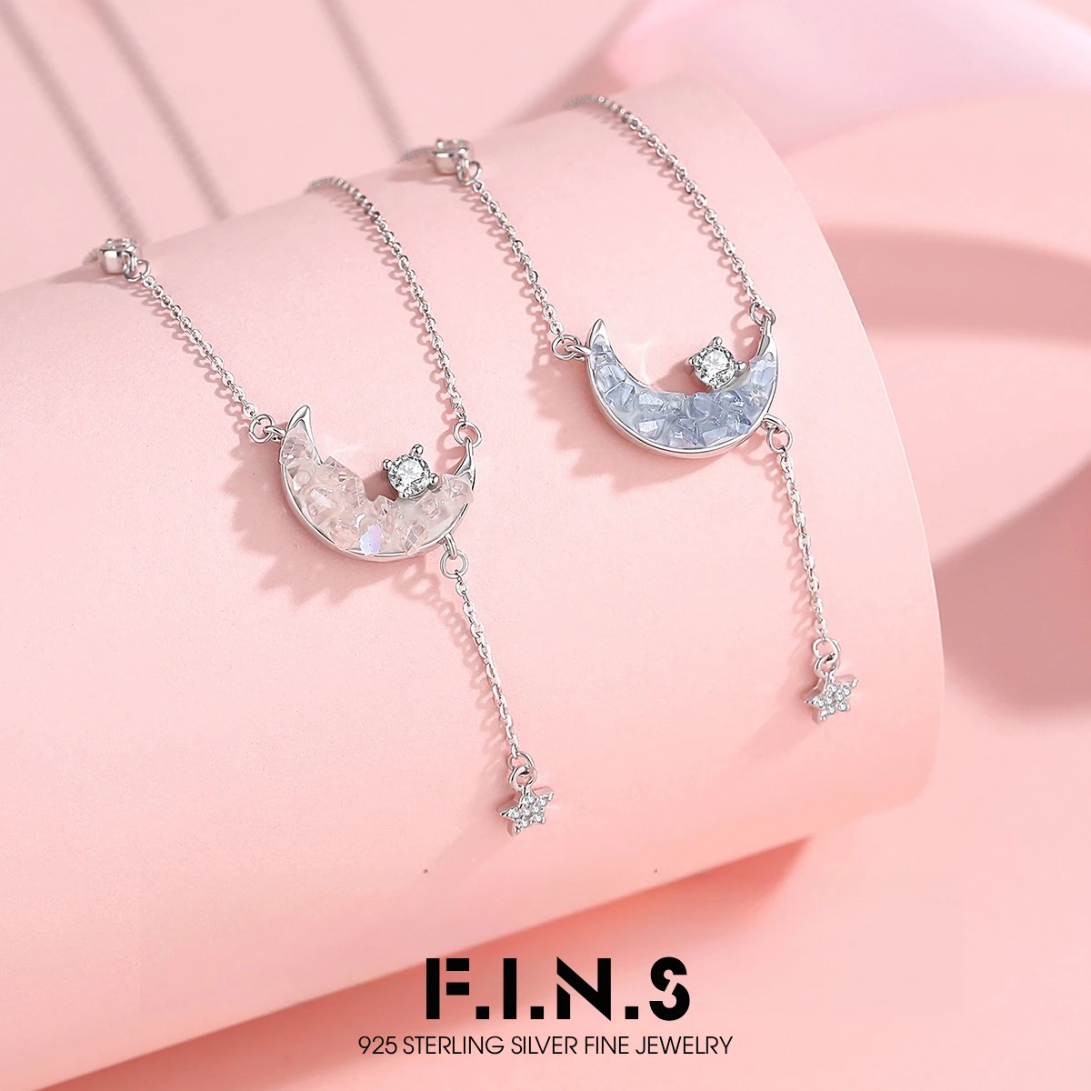 fins-collier-pendentif-lune-et-Etoile-effet-glace-concassee-pour-femmes-chaine-de-clavicule-lumineuse-de-luxe-bijoux-fins-de-mode-pour-soirees