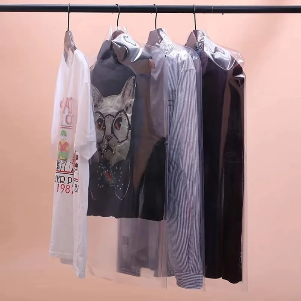Durable Clear Clothes Covers PVC Multiple Size Protection Case Dust Moisture Proof For Garment Coat Jacket Shirt Suit