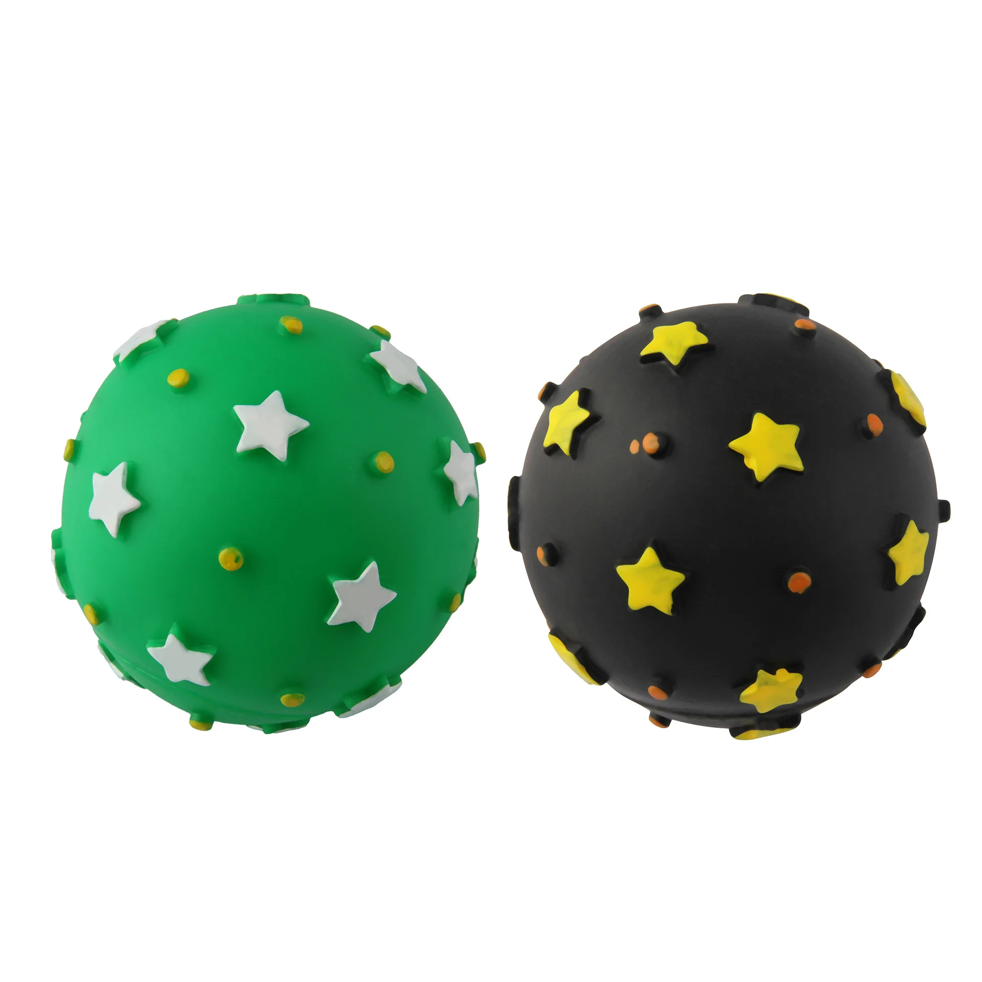 Quietschendes Hundespielzeug-Ball Langlebiges Kauspielzeug zur Zahnreinigung & zum Zahnknirschen Langeweile-Bekämpfung Interaktives Trainingsspielzeug für Haustiere