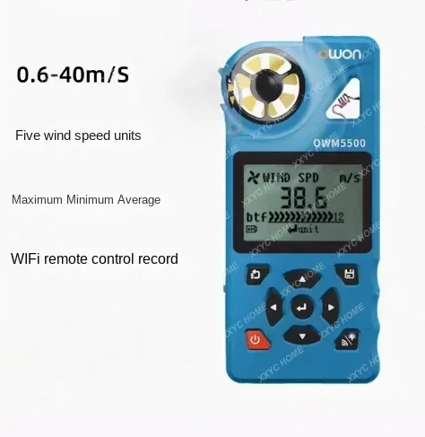 OWON OWM5500 Digital Smart Anemometer Handheld Wind Speed Meter Speed Measurement Temperature Tester With WIFI Remote Control