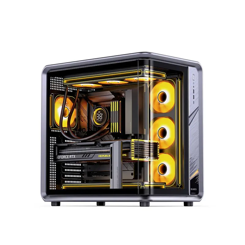 BO400CG Aluminium Alloy High Quality PC Gaming Chassis with Front USB Port Case