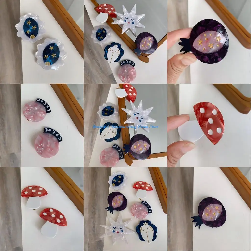 

E56A Small Hair Clip Styling Hair Barrettes Metal Duckbill Hairpin Decorative Fashion Hair Accessories for Women