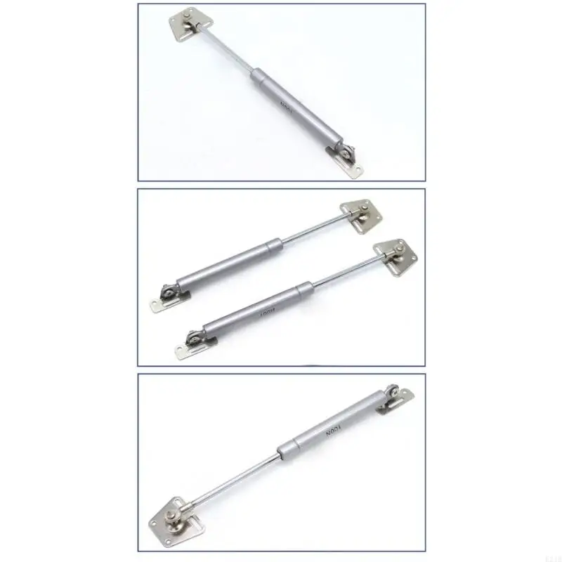 2Pcs Furniture Gas Spring Hinges Telescopic Door Closing Pneumatic Support Rod 