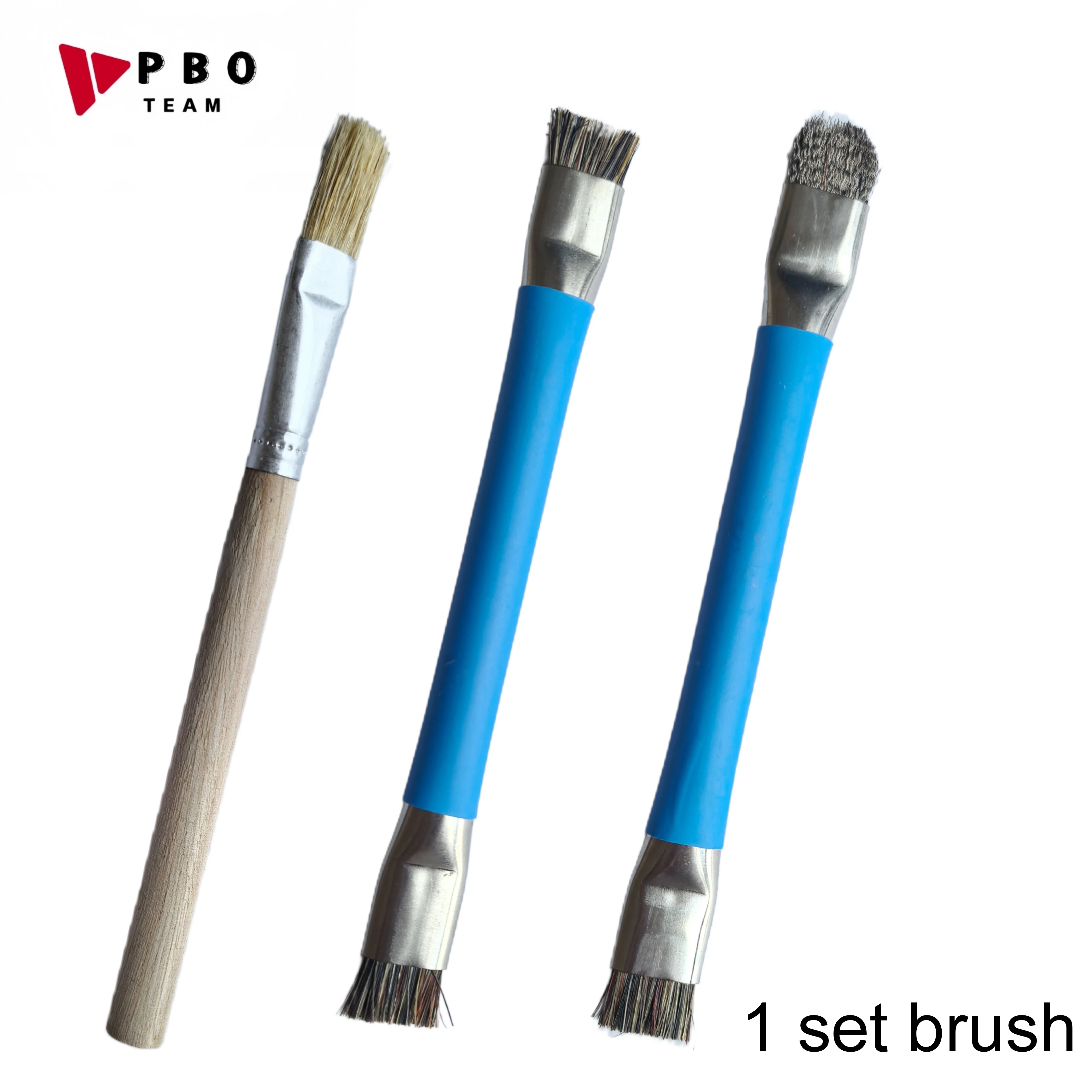 مكافحة ساكنة فرشاة آمنة برأسين فرشاة لوحة دوائر كهربائية إصلاح اللوحة الأم PCB تنظيف فرشاة IC رقاقة أداة إصلاح الهاتف المحمول #3