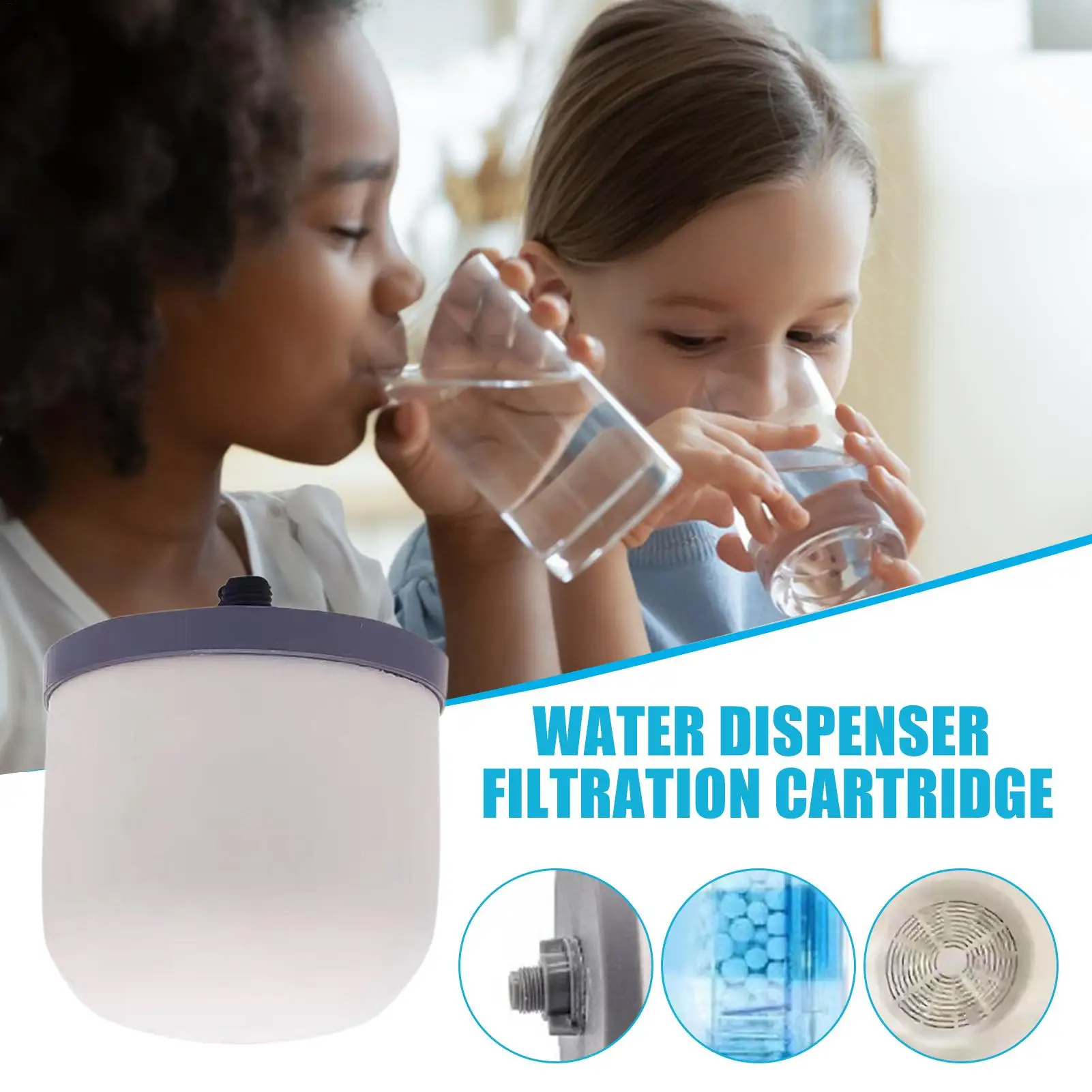 تصفية المياه السيراميك قبة استبدال مرشحات إبريق المياه الفخاخ جميع الشوائب لنظام تنقية المياه المحمولة