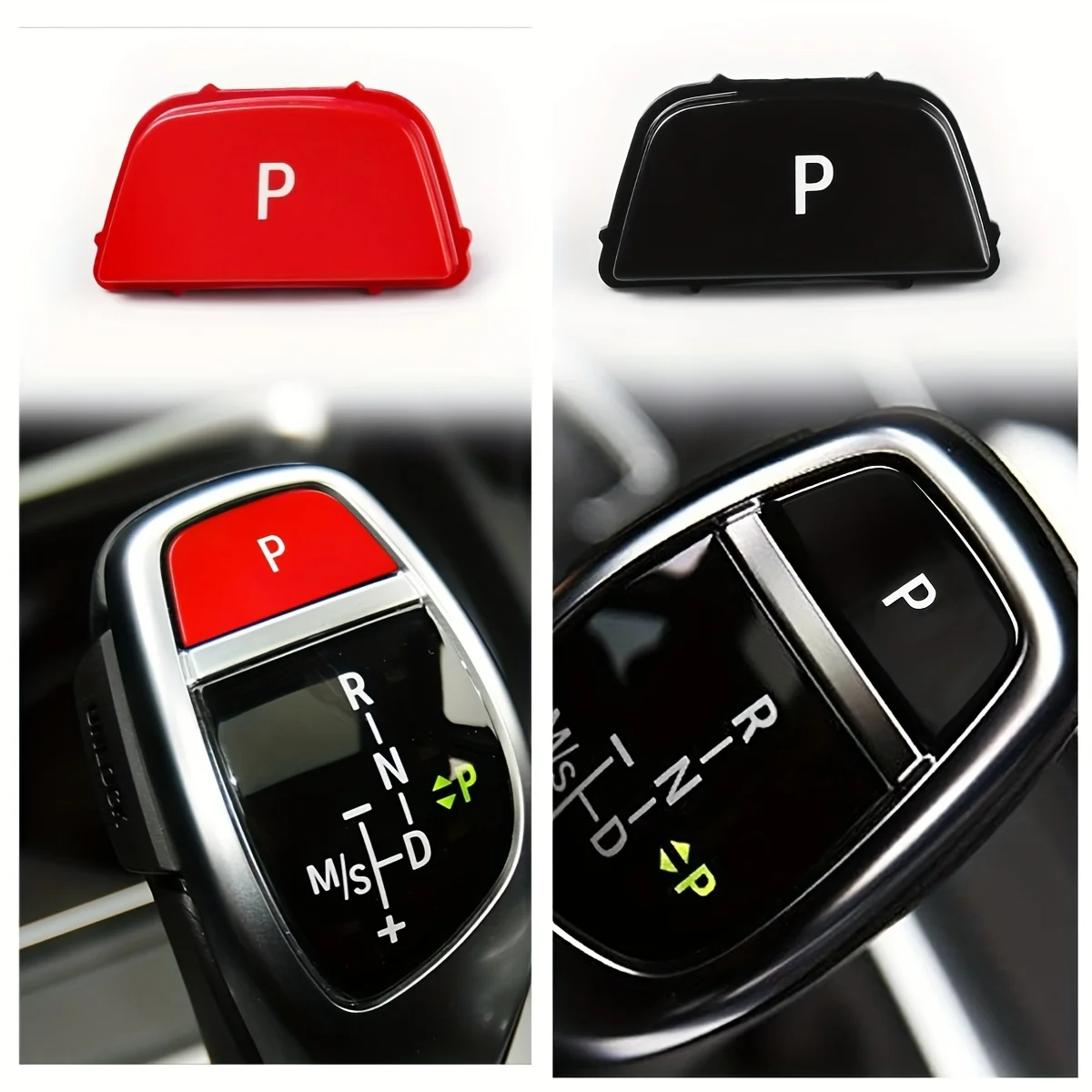 Car Gear Lever Auto Parking Button Letter P Button for BMW 1 2 3 4 5 7 Series F10 F11 F01 F02 X1 X3 X4 F30 F32 F48 F25
