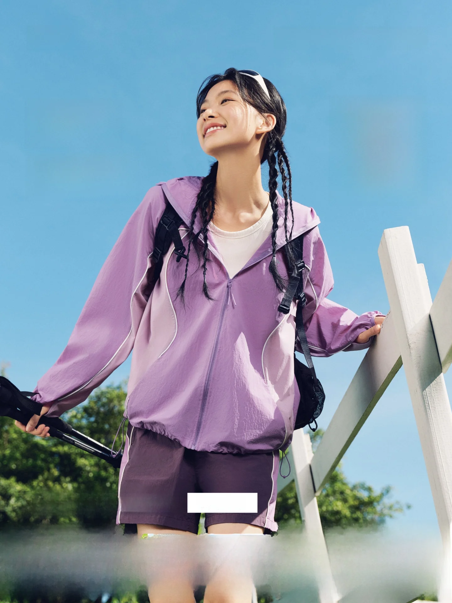 

Banana Leaf Mountain Series Women's Lightweight Quick-Drying Breathable Running And Climbing Sportswear UV Protection Jacket