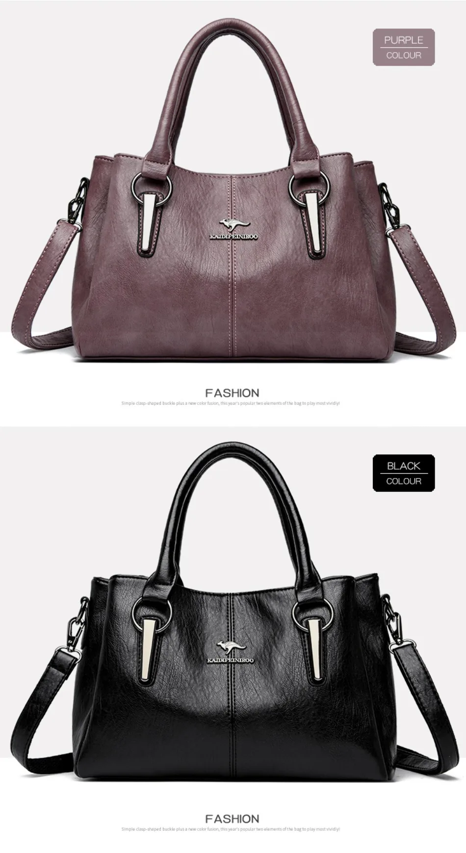 Genuine 3 Layers High Quality Soft Leather Ladies Shoulder Crossbody Bags for Women Luxury Handbags Women Bags Designer