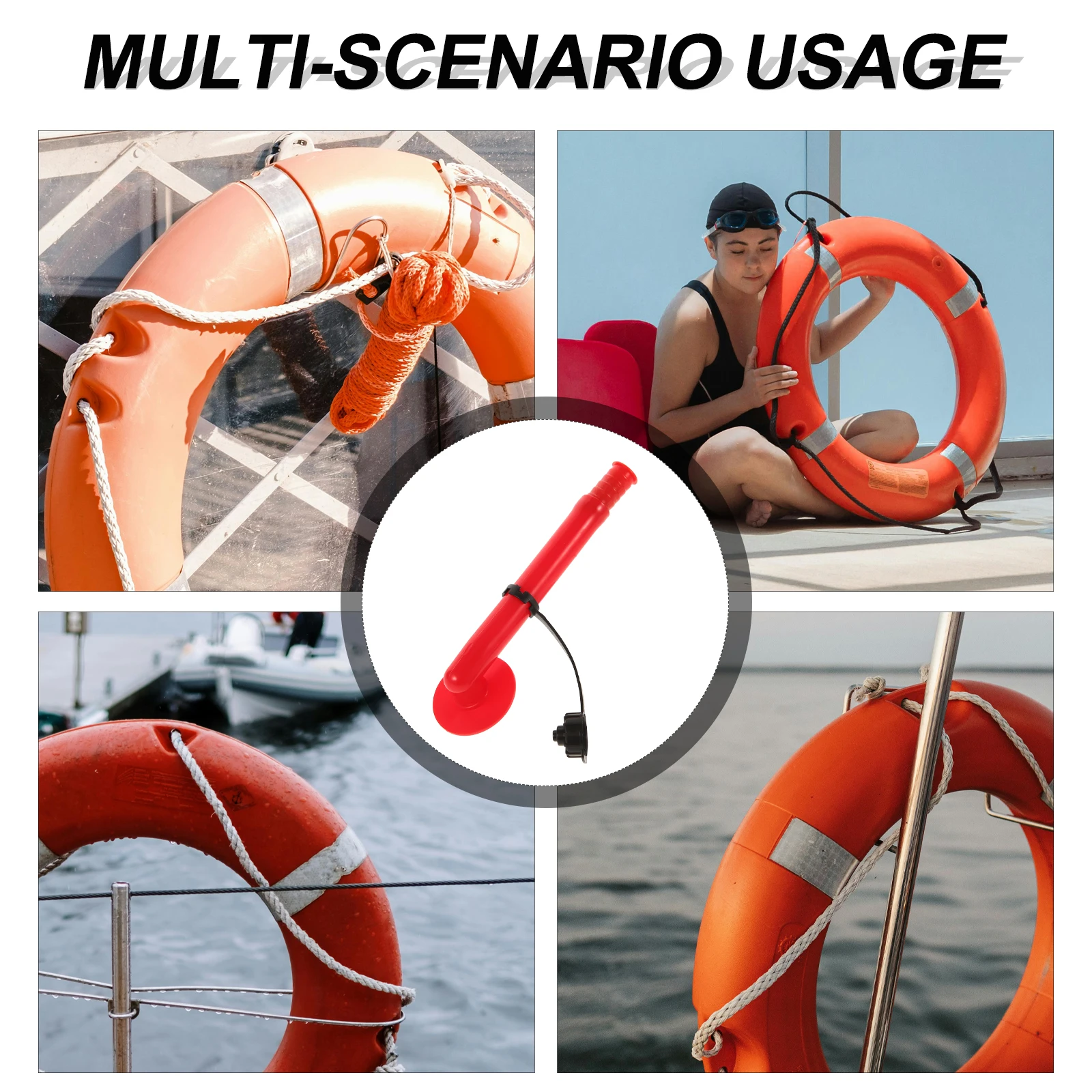 

Air Hose Life Jacket Duct Inflatable Plastic Inflator Inflation Accessory for Jackets