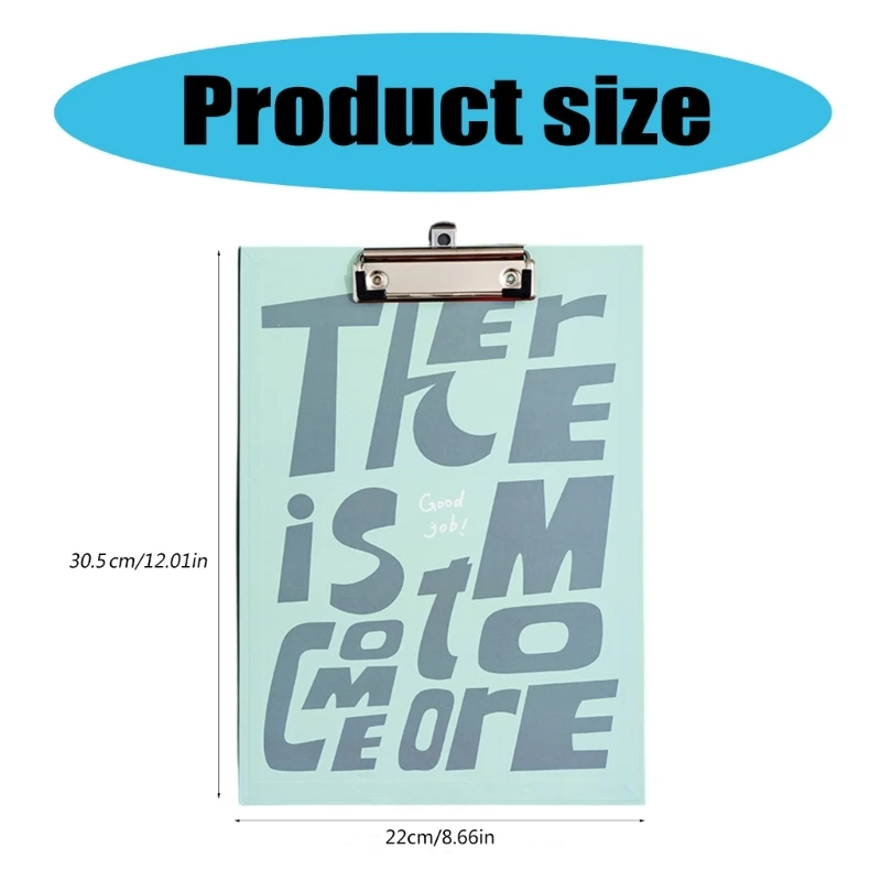 4 Pcs A 4 Size Clip Board Low Profiled Clip Hanging Clipboard Office Clipboards