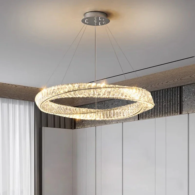 home decorationPendant lights, luxury crystal living room chandelier, bedroom Pendant lamp, ceiling light, indoor lighting