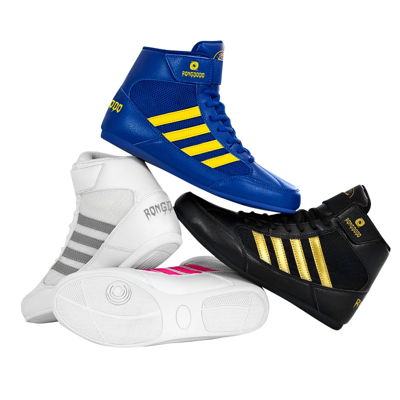 

Новые боксерские кроссовки: дышащие, профессиональные, нескользящие, амортизирующие, высокие, для тренировок по боевым искусствам, с поддержкой голеностопа