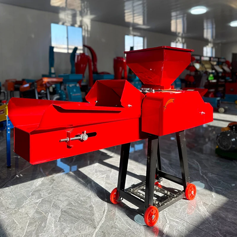 Electric Petrol Animal Feed Chaff Cutter Grass Chopper Machine Fruit Vegetable Crusher Forage Silage Grass Shredder Machine