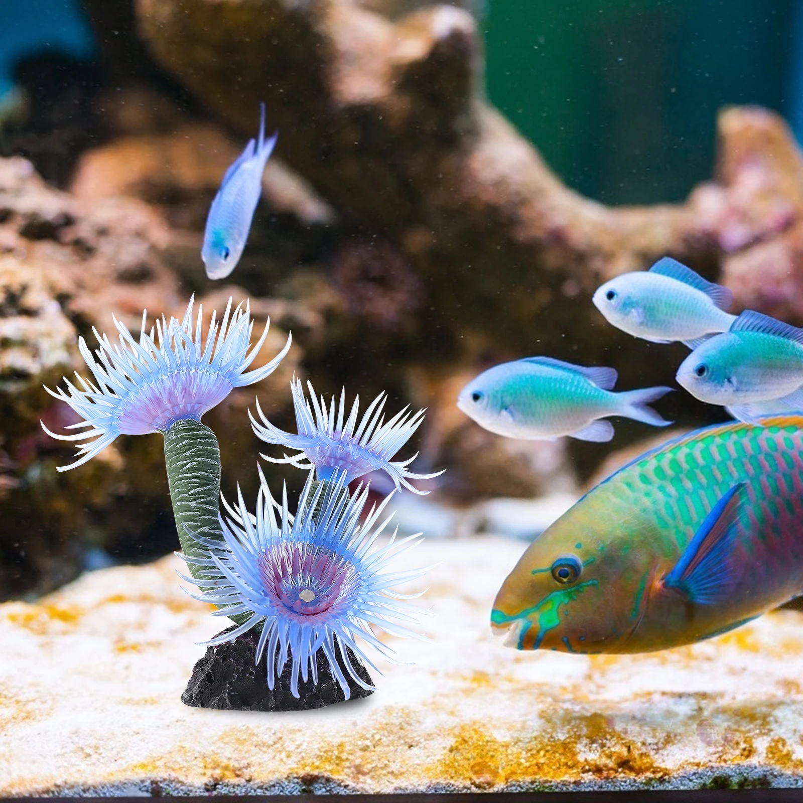 

Artificial Coral Decoration Realistic Resin Ornaments for Aquarium Fish Tank Landscaping Safe Environment Stable