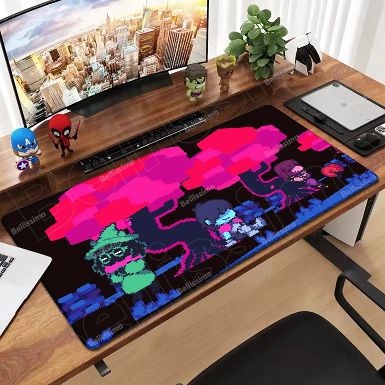 Deltarune Mouse Pad Keyboard Rubber Mousepad lauge 1200X600 mm Decorate desktop Desk Mat PC Gamer Office Carpet Home Table pad