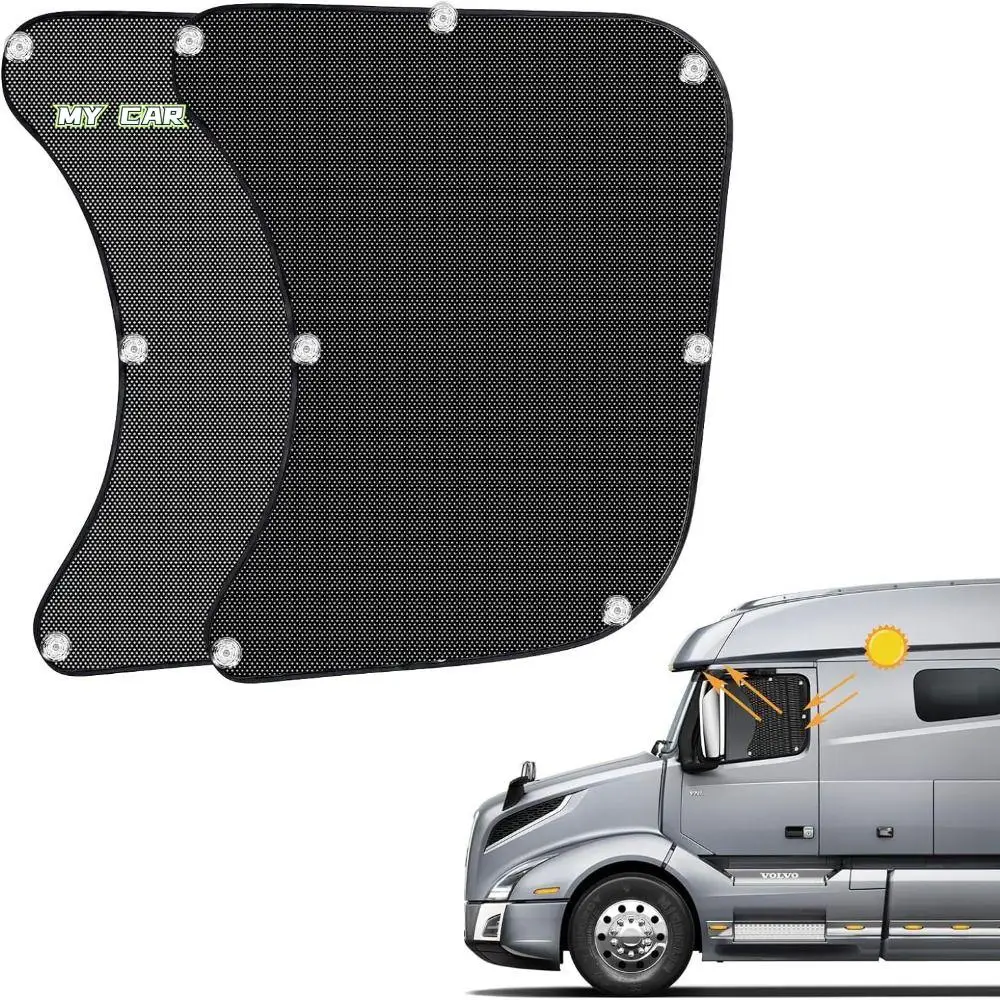 

Heat Reduction Side Window Sun Shade Universal UV Protection Semi-Truck Window Covers Protection with Suction Cup
