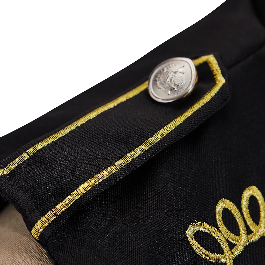 Pamposh Steampunk Huzaar Militaire Drummer Parade Jassen - Emo Punk