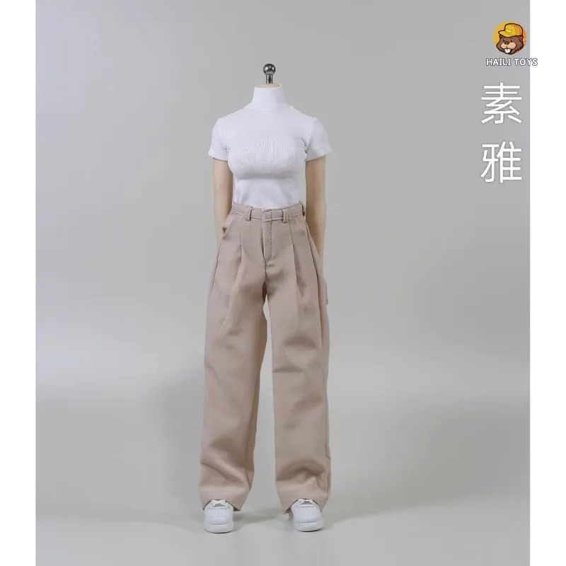 1/6 Scale Soldier Casual Long Sleeved Top and Pants Model for 12'' Female