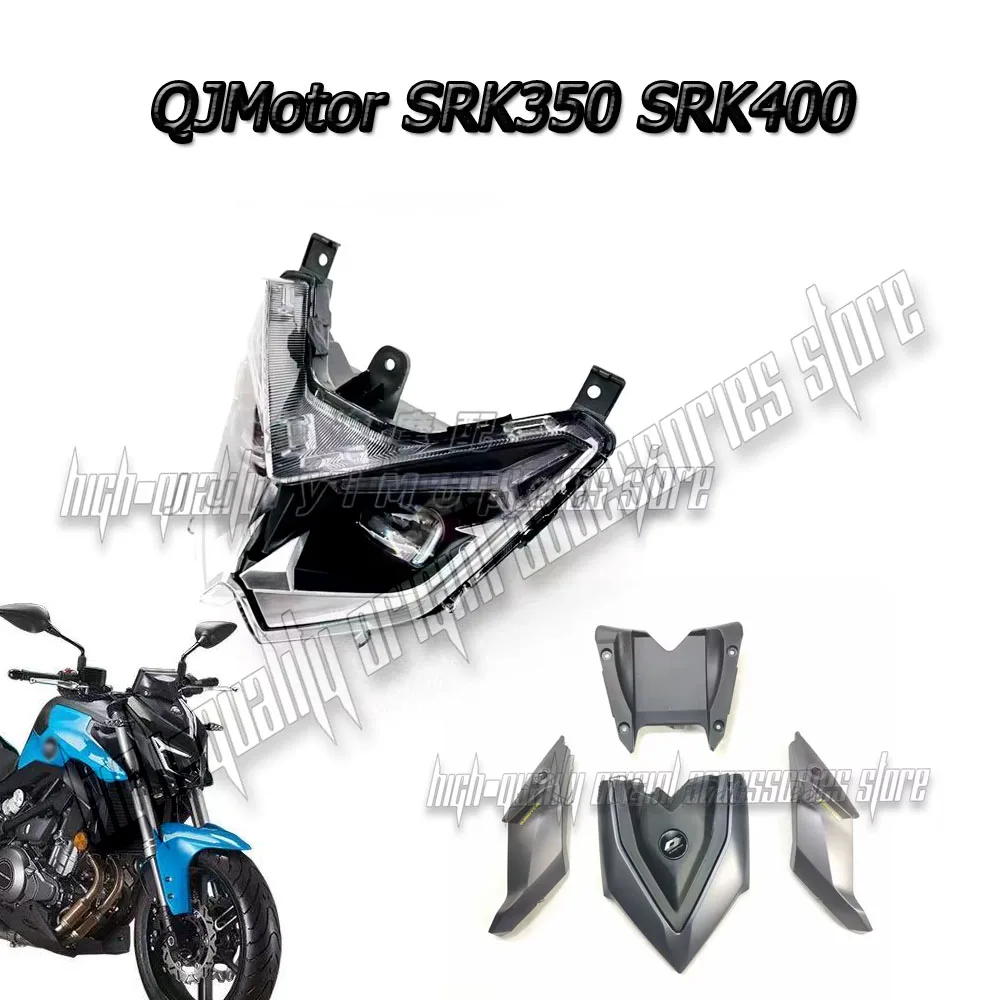 

For QJMotor SRK350 SRK400 400SRK 350SRK 350 400 Headlights Left and Right Flow Guide Hood Headlight Decorative Panel Shell