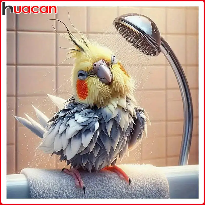 Huacan 2025 Bird Shower Diamond Painting New Arrivals 2025 D