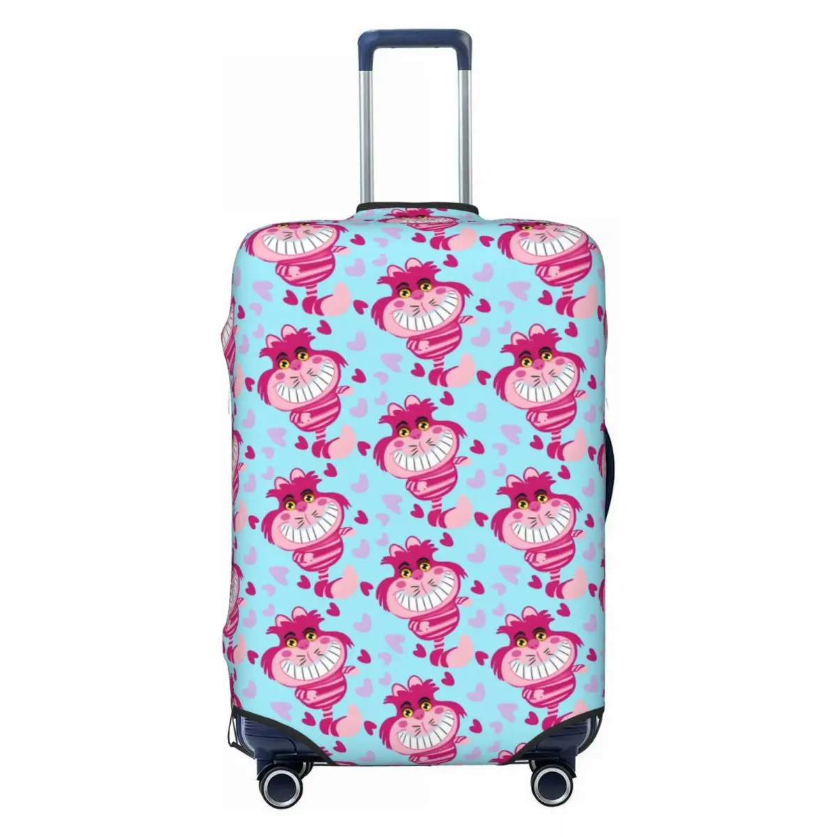 

Custom Cheshire Cat Comic Luggage Cover Elastic Playful Travel Suitcase Protective Covers Suit For 18-32 inch