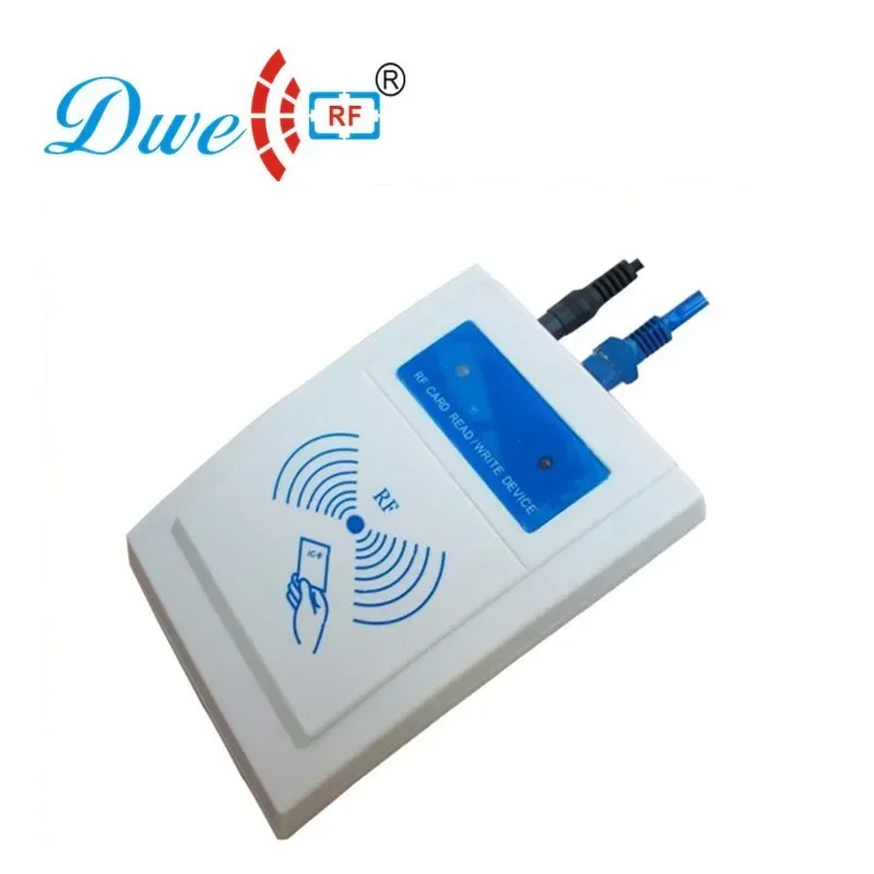 Lettore di smart card per controllo accessi lan rfid di rete tcp ip ISO14443A rj45 da 13,56 mhz