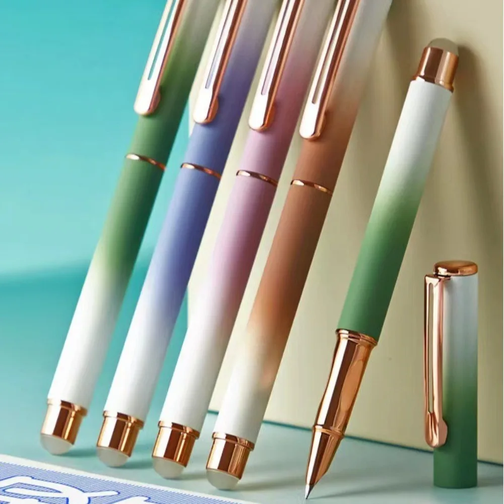 

Creative 0.38mm Tip Fountain Pen Replaceable Ink Sac Erasable Gel Pen Colorful Neutral Pen Writing Drawing Tool