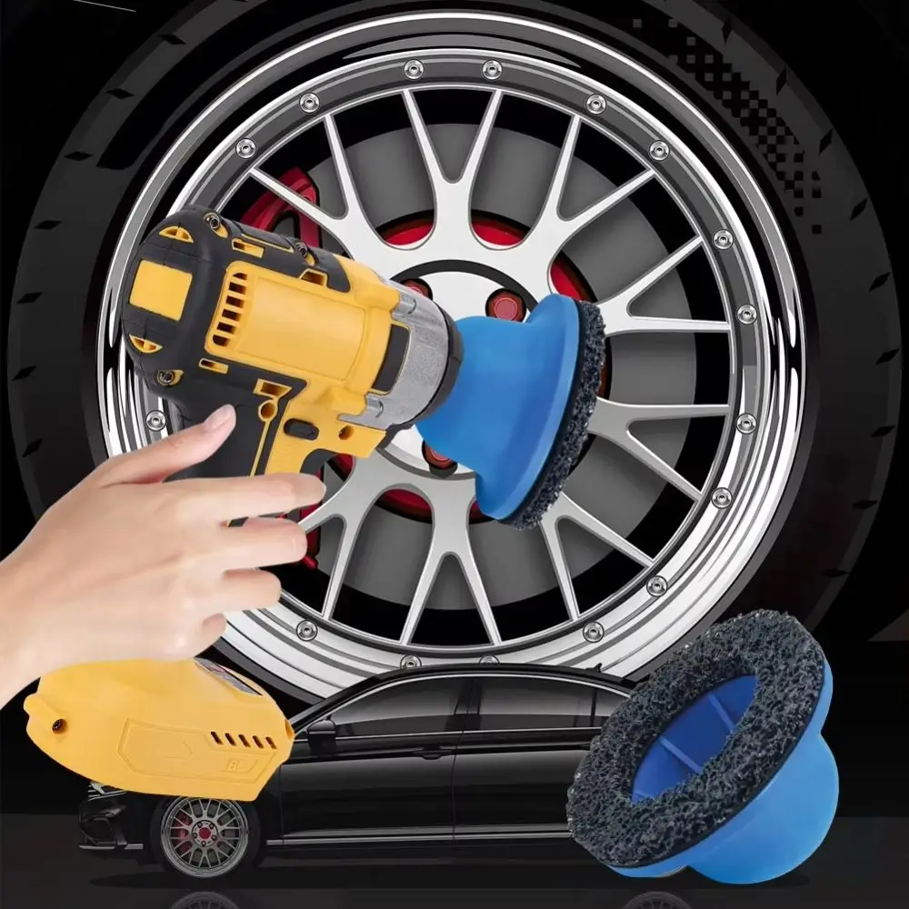 

Wheel Hub Brush Wheel Hub Grinder Cleaning Rotor Sturdy Grinding Discs Wheel Hub Grinder Kit Corrosion Removal