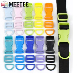 2-10Sets 15/20/25mm Plastic Ring Buckle for Backpack Strap Quick Release Closure Clasp Webbing D Rings Loop Hooks DIY Bag Crafts