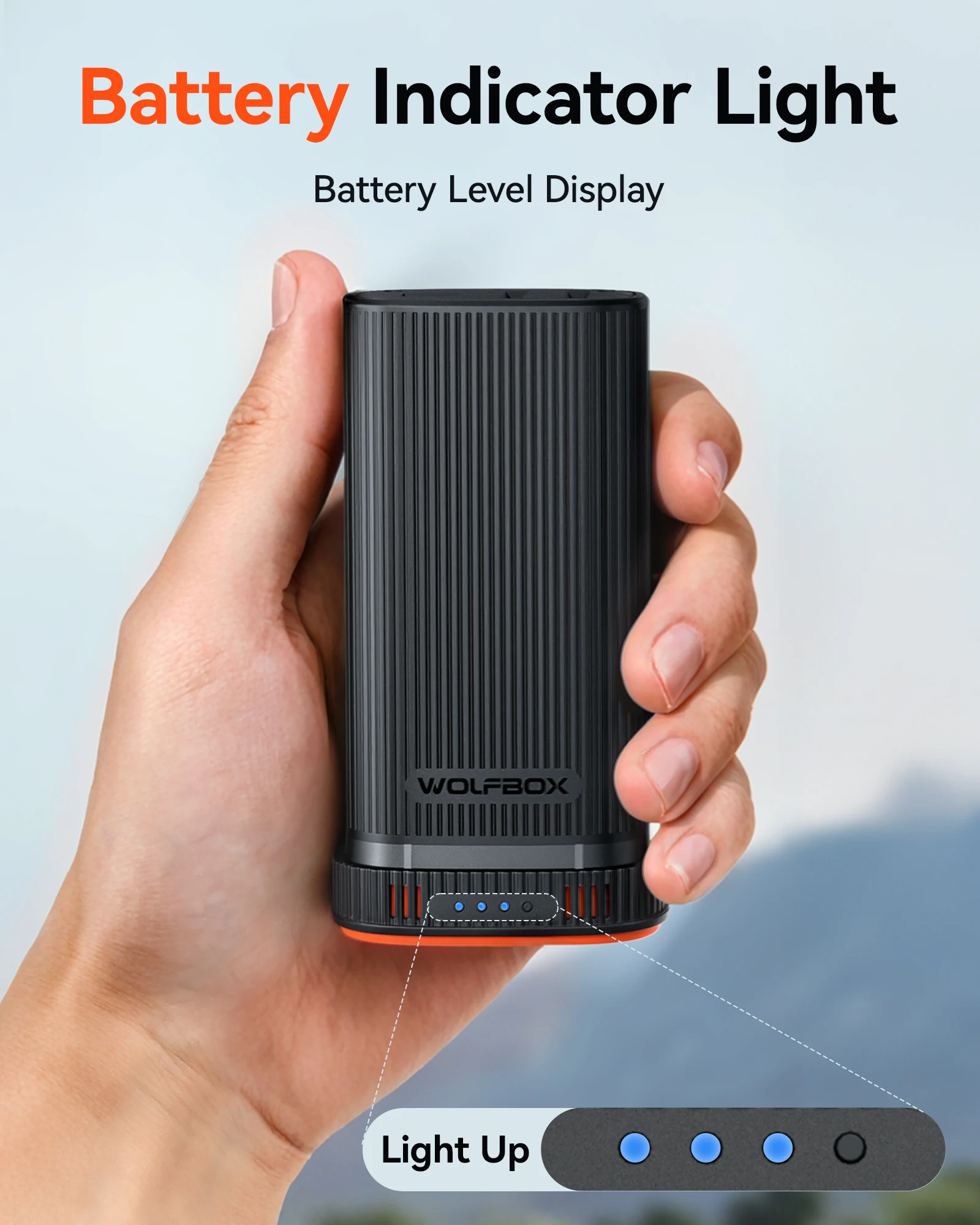 WOLFBOX MF200 22.2Wh 7.4V بطارية ليثيوم أيون قابلة للشحن - طاقة احتياطية قابلة للإزالة (بطارية فقط، بدون شاحن) #2