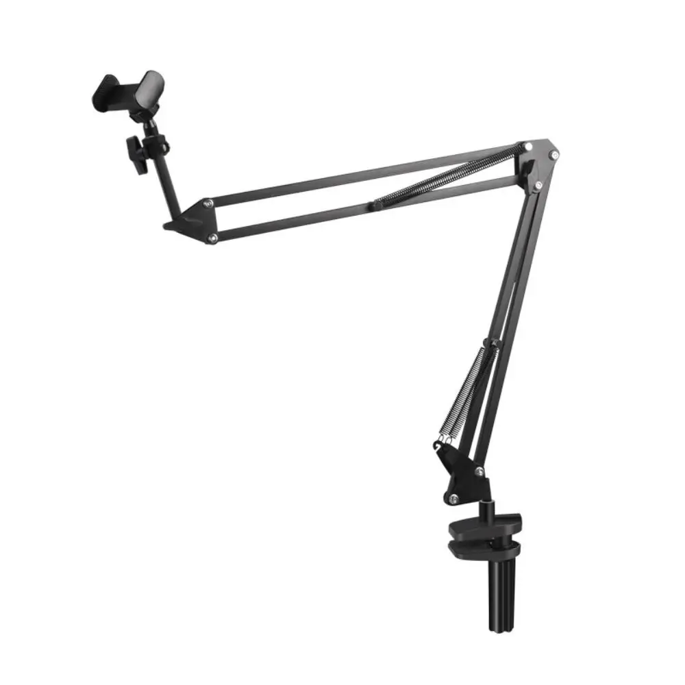 調節可能なベッドタブレットホルダー-ロングアーム回転式レイジーブラケットクランプ-メタルデスクトップサポートスタンド-47-13インチ用-ipad-mini-air-pro用